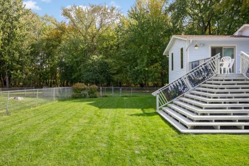 Flat, Useable Backyard Adjacent to Green Space