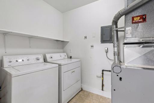Unit 2: Main floor laundry and mechanicals!
