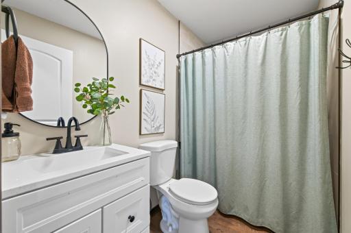 Lower level 3/4 bath