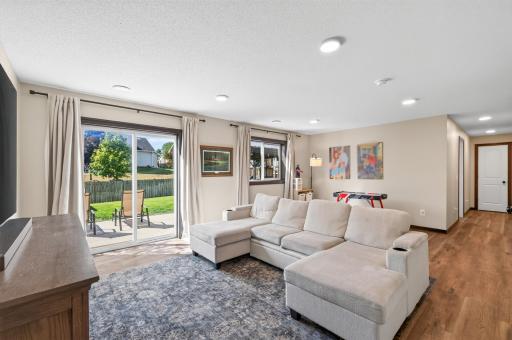 Large Family Room with Walkout to the patio