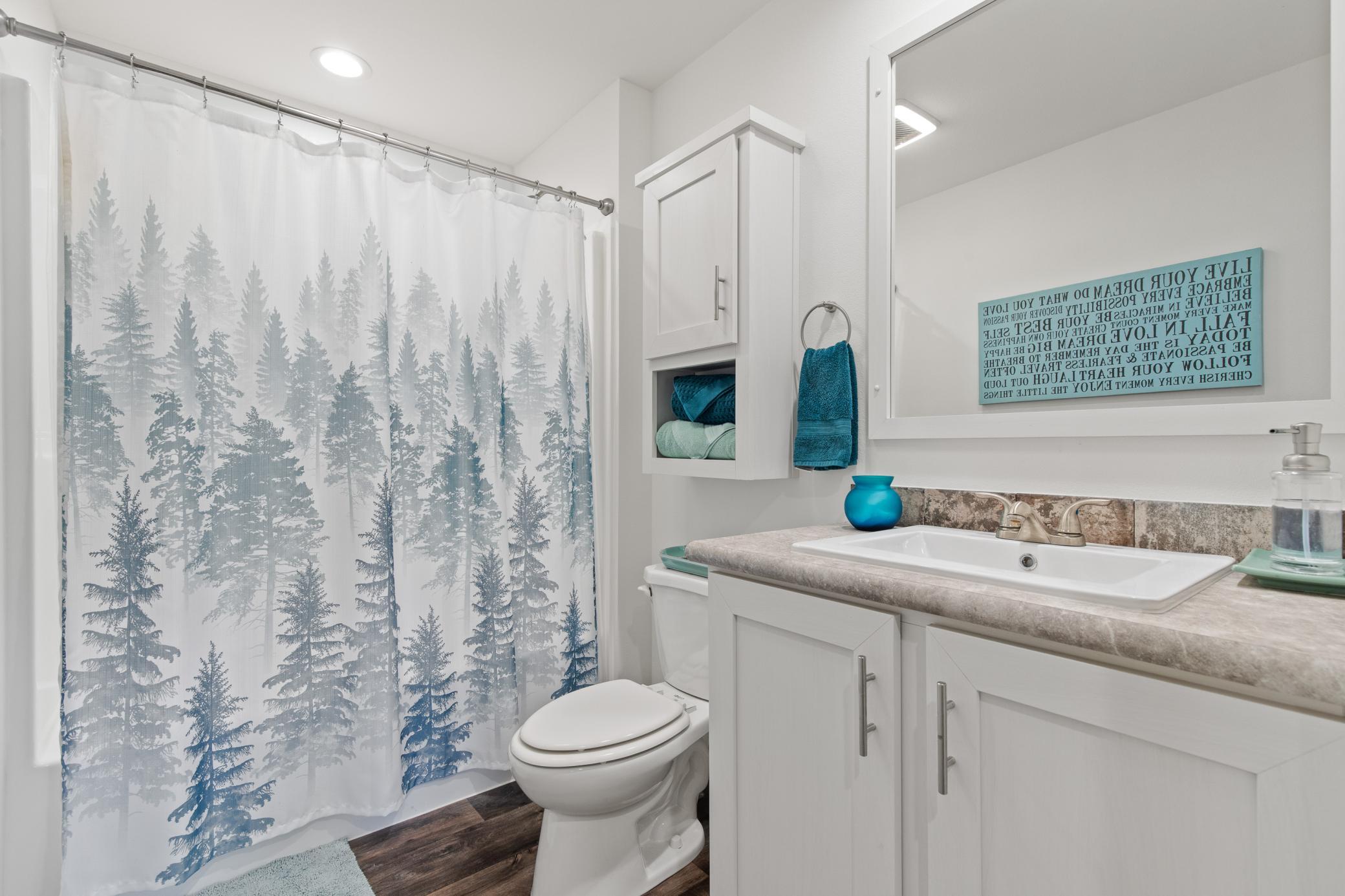 Secondary bathroom