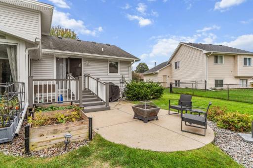 Rear patio with plenty of space for an evening BBQ