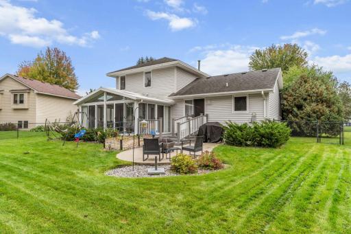 Entertaining family & friends is a cinch in this beautiful backyard