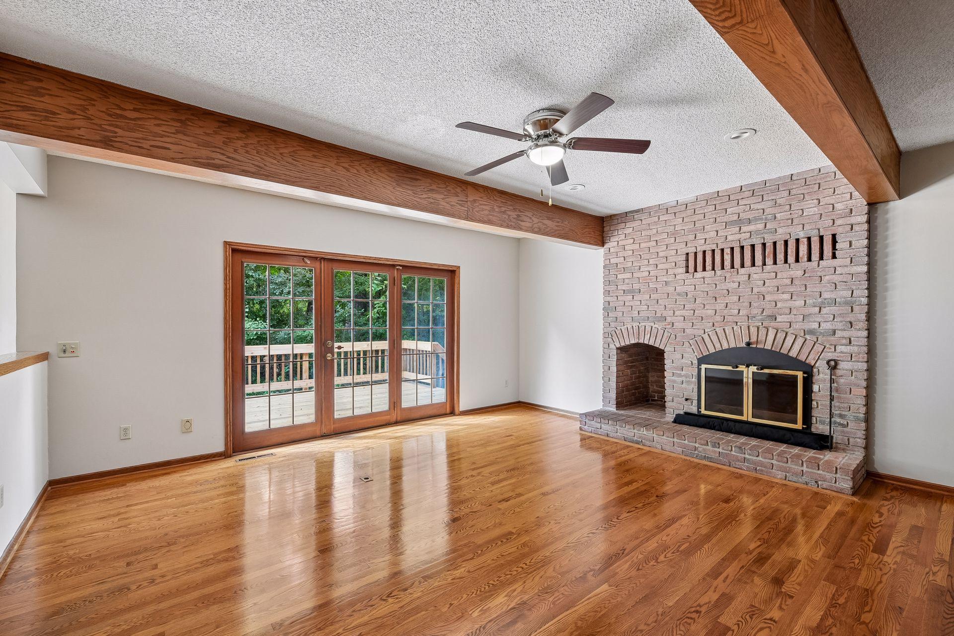 Family room leading out to the deck