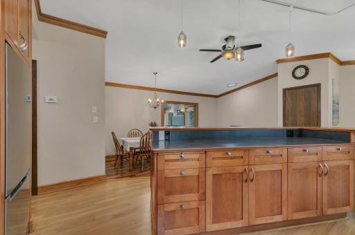 Mechanical updates provide peace of mind, including a high-efficiency forced-air furnace installed in July 2019, a Carrier high-efficiency WeatherMaker central air-conditioning system, a 40-gallon gas water heater, and a 100-amp breaker panel.