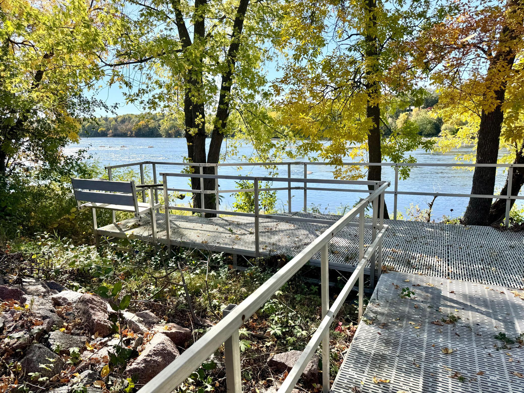 In Just Minutes You Can Find Yourself Enjoying This Beautiful Overlook With Built In Seating!