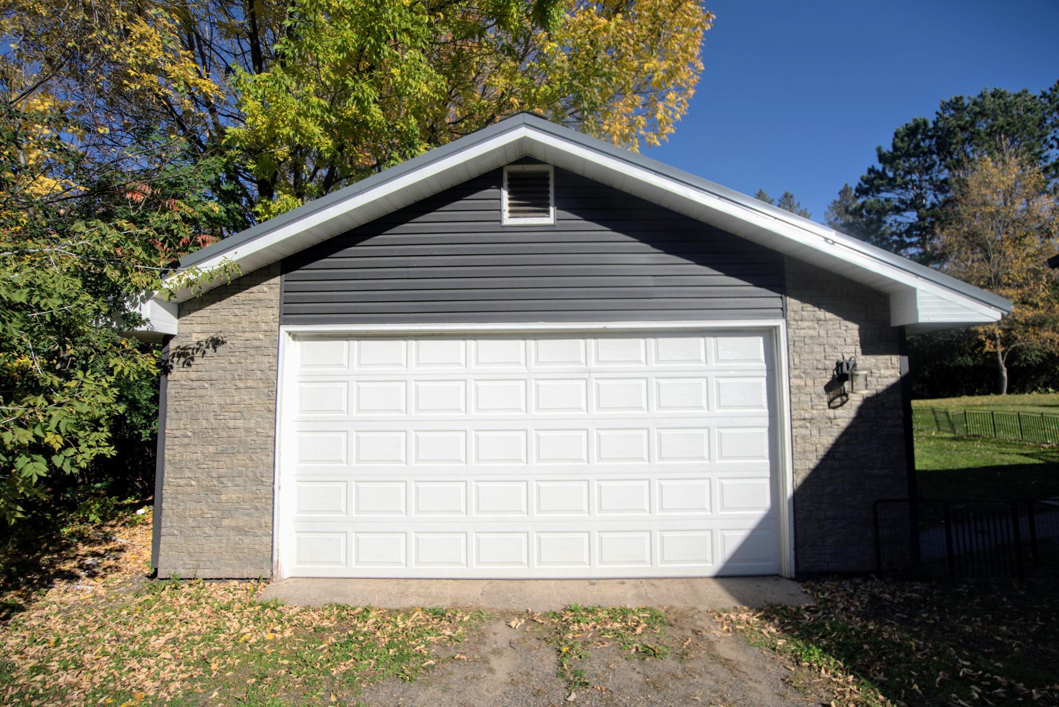 Detached two-car garage w/new roof in 2021