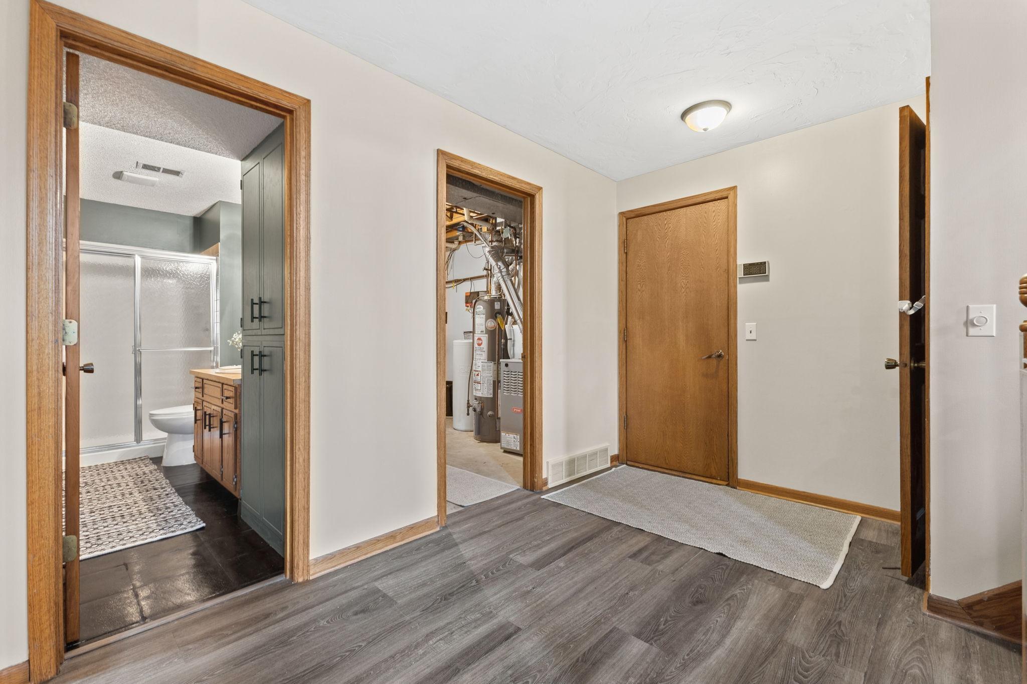 Lower level Access to Garage