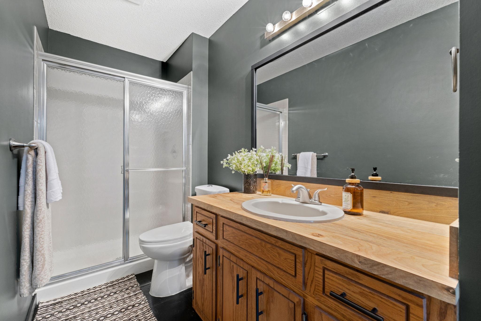 Lower level 3/4 Bathroom