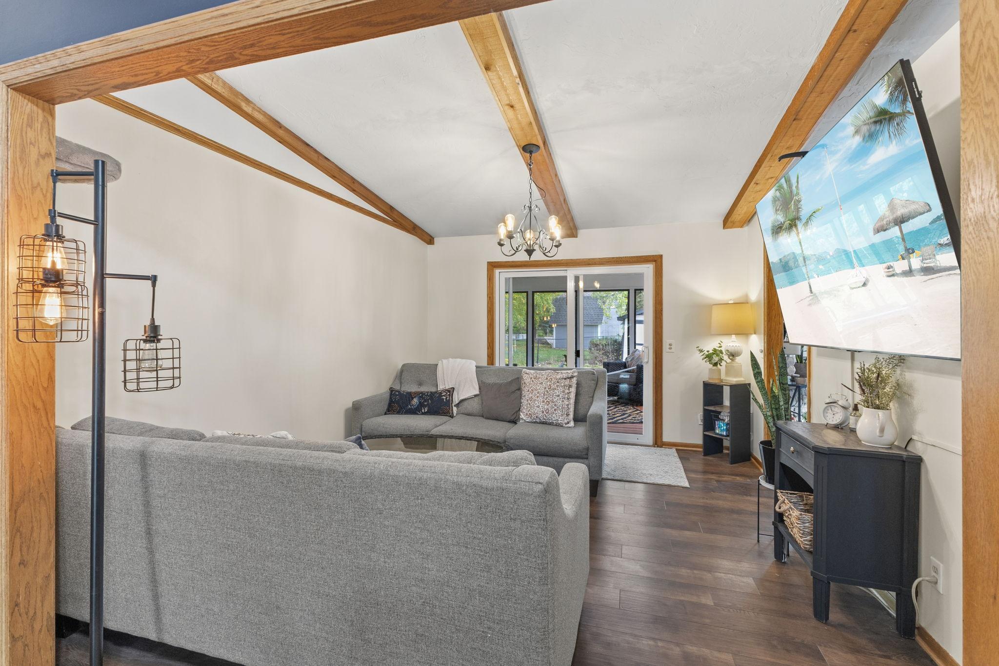 Main Level Dining Room with Walkout to 2nd Porch