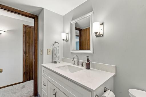 Main level full bathroom is newly updated!