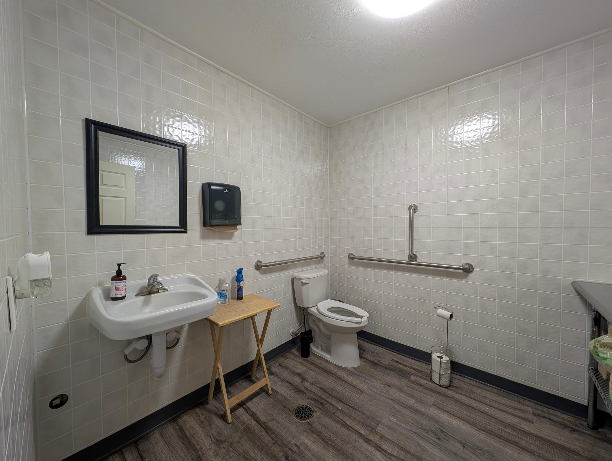 Customer Bathroom.