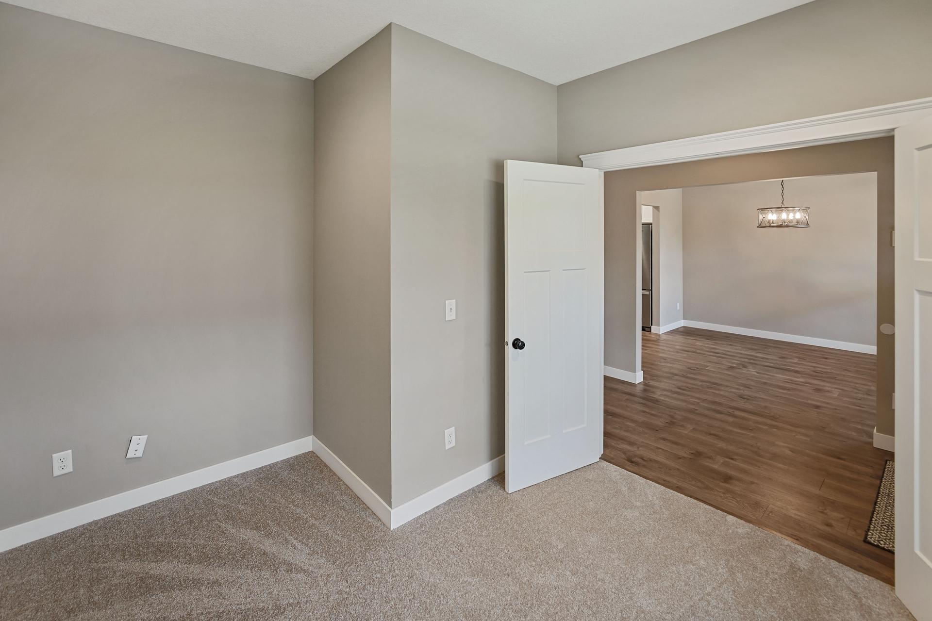 Main floor office, guest room.