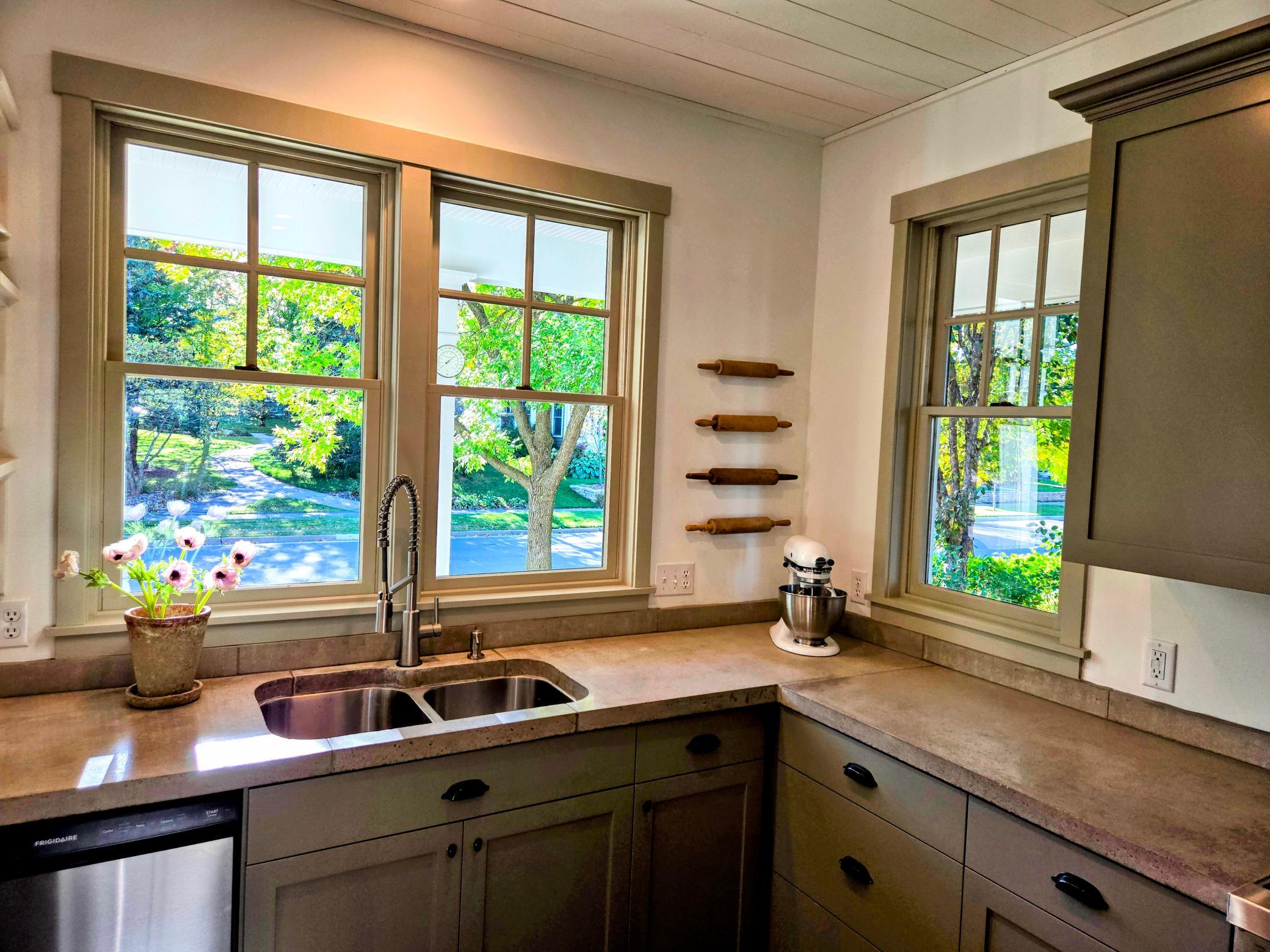 Fantastic kitchen views!