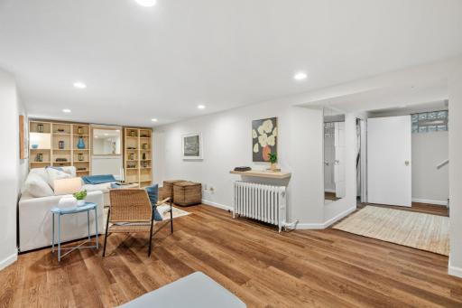 Flexible lower-level living space - could be a fifth bedroom suite