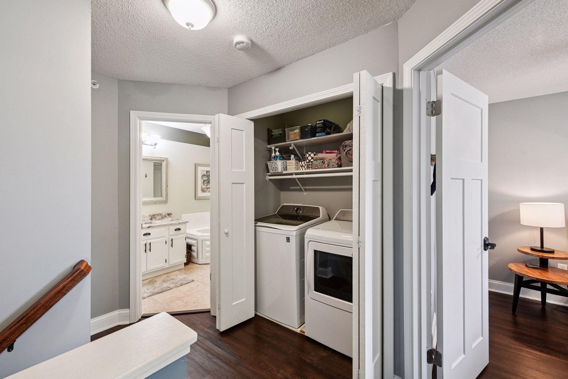 Upstairs laundry