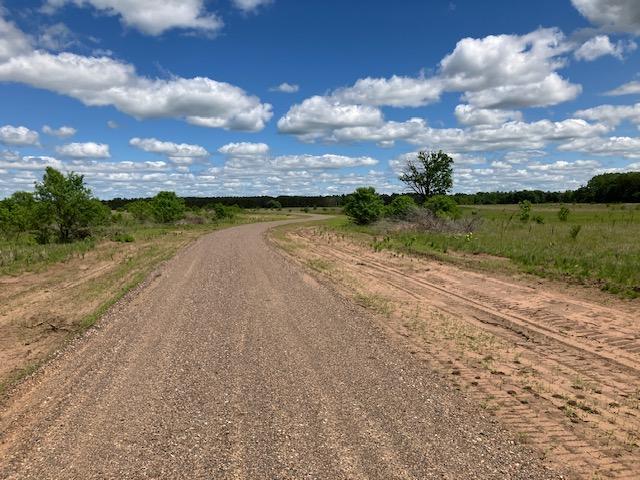 Driveway leading to lot - 22.3 +/- Acres.