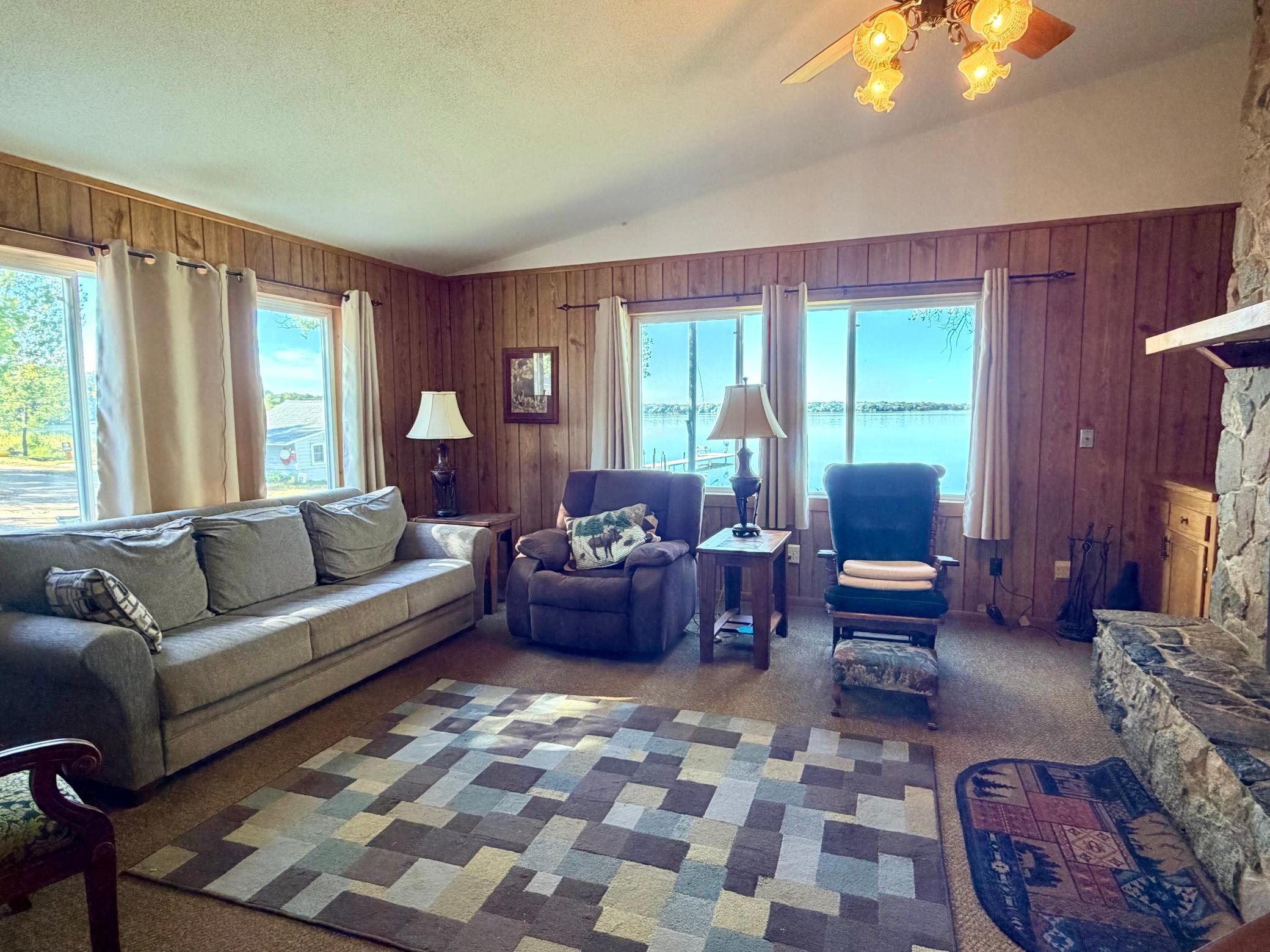 Lake View Living Room