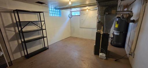 Utility/storage space, lower level