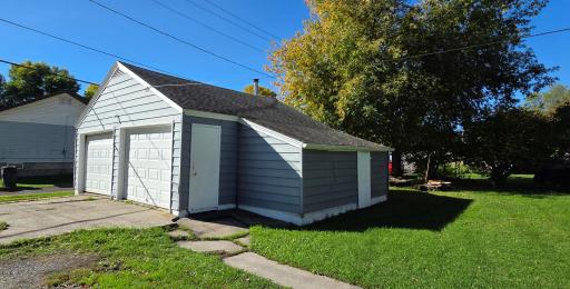 Garage exterior