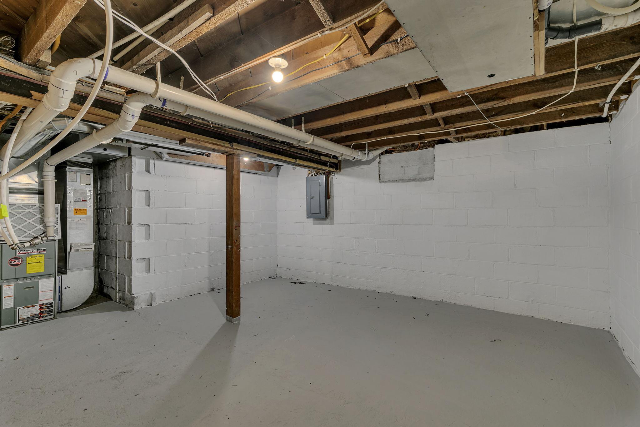 Lower level storage space