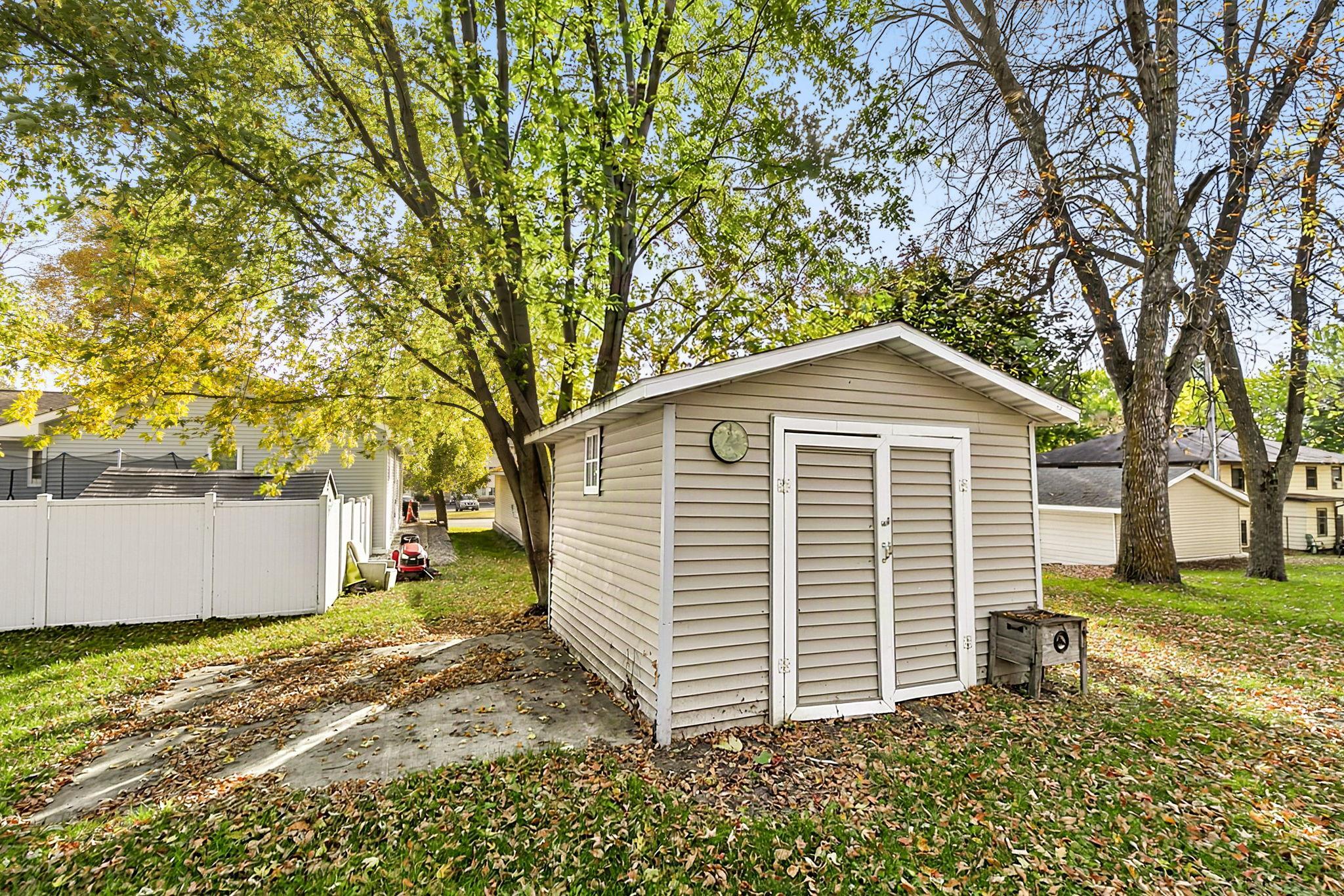 Additional storage shed