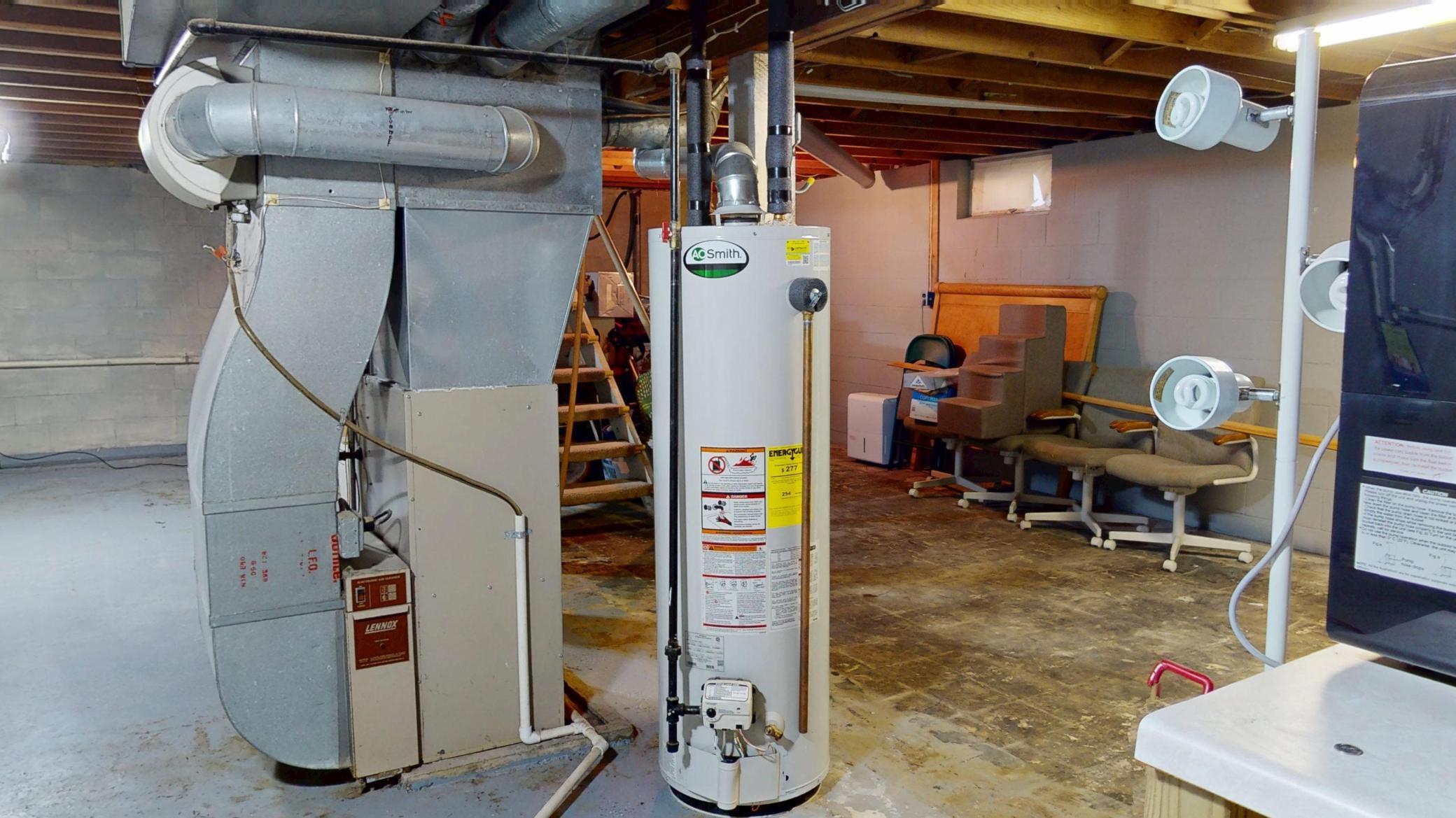 Furnace/ hot water heater