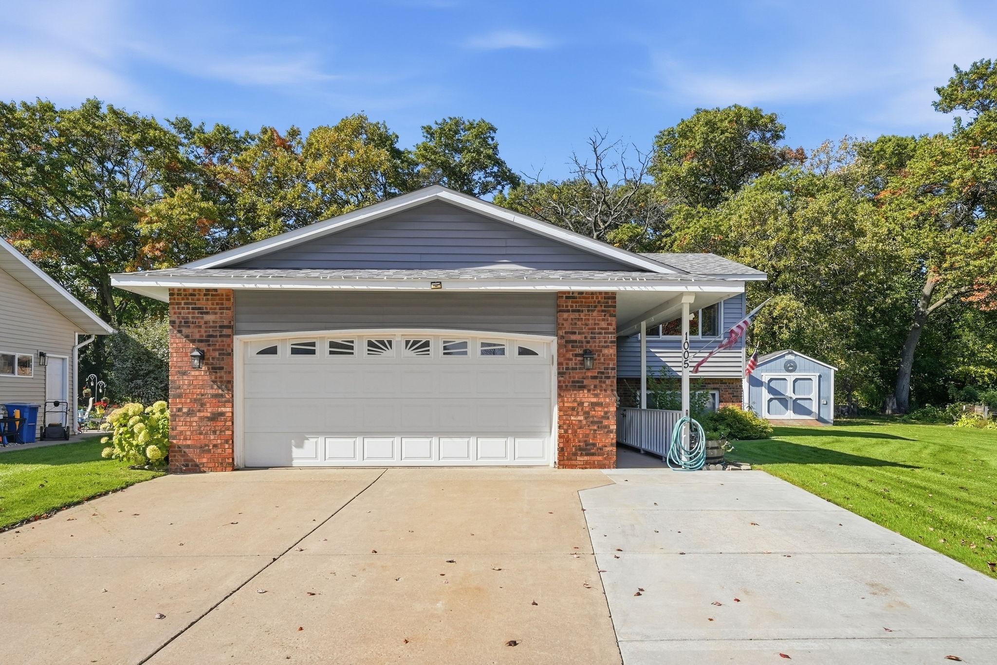 2 stall attached garage.