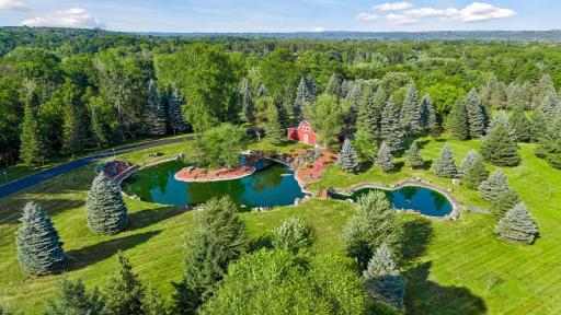Charming historic barn with views of a secluded private pond