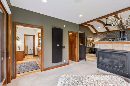 A primary suite that is a tree top retreat!