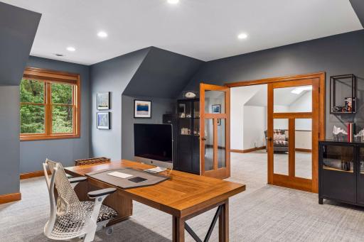 Office by day, guest room by night: this versatile fifth bedroom adapts to however you live