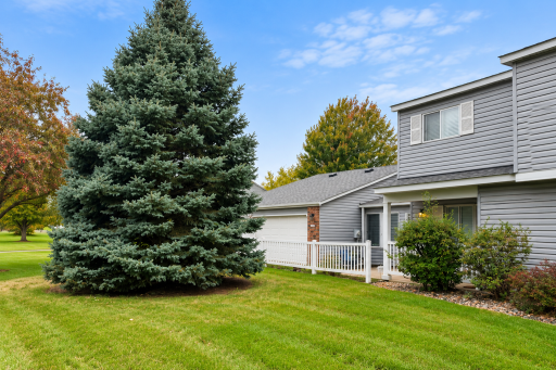 Side view of the house from to check out the privacy this mature tree gives.