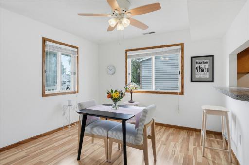 Another angle to show the room that is boasted with natural sunlight.