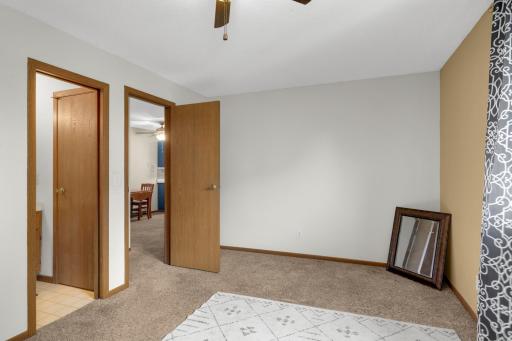 Second bedroom overlooks the main living space.