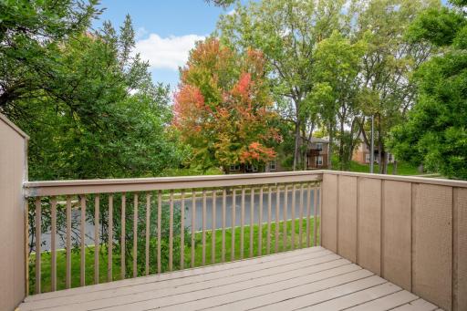 Enjoy an expansive west-facing deck, repainted in 2025, overlooking a quiet streetâperfect for morning coffee or unwinding as the sun sets.