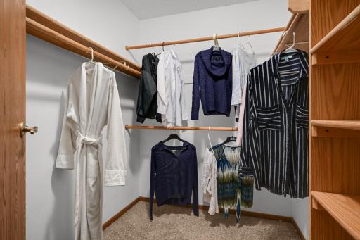 Both bedrooms feature generous walk-in closets, offering abundant storage and everyday functionality.