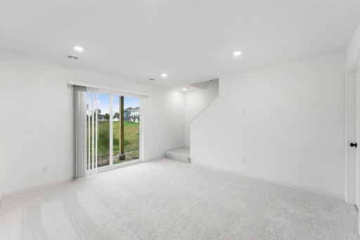 Homebuyers that choose to add a finished basement level will enjoy a versatile recreation room for numerous possibilities, along with a fourth bedroom and third bathroom.