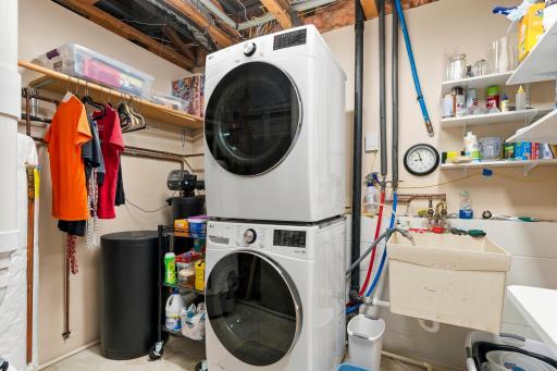 Utility room/laundry room in the lower level
