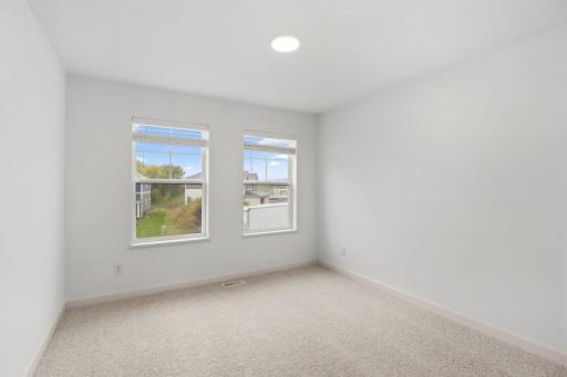 Each bedroom offers convenient closet storage