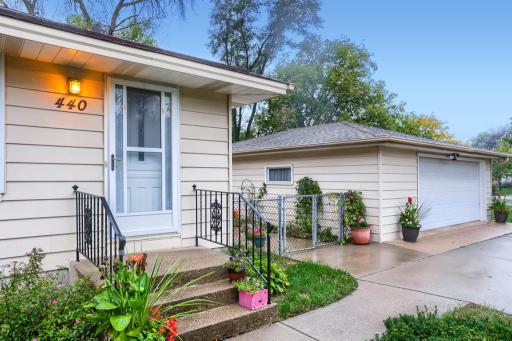 Home is ready to move in and add your personal touches. 2+ car detached garage with enough parking to park 3 cars wide. Personal patio between the home and garage that is fenced for pets. Seller loved gardening and it shows with all of the flowers!