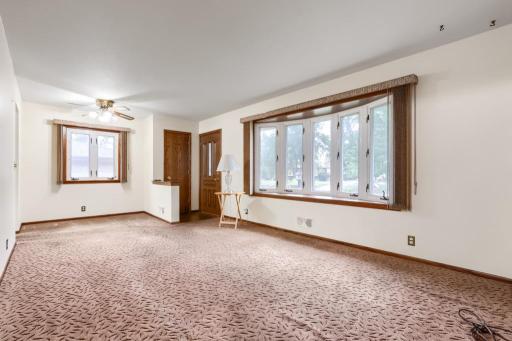 Formal Living room with Bay Window facing NE.
