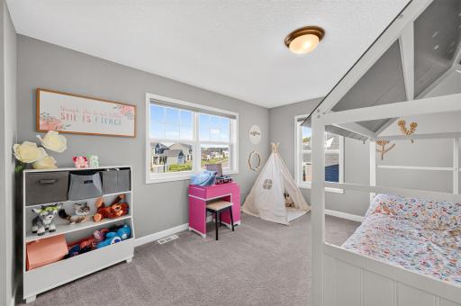 Bedroom #3 with walk in closet and jack and jill FULL bathroom