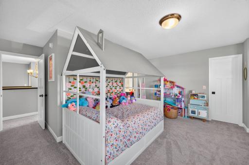 Bedroom #3 with walk in closet and jack and jill FULL bathroom