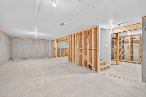 Basement ready to finish, add a 6th bedroom and bathroom and be over 4000sq ft