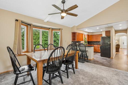 Kitchen/dining together