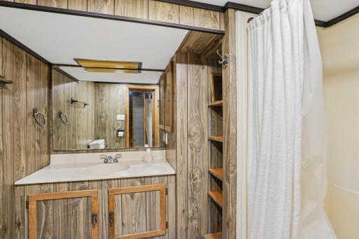 Lower level 3/4 bath