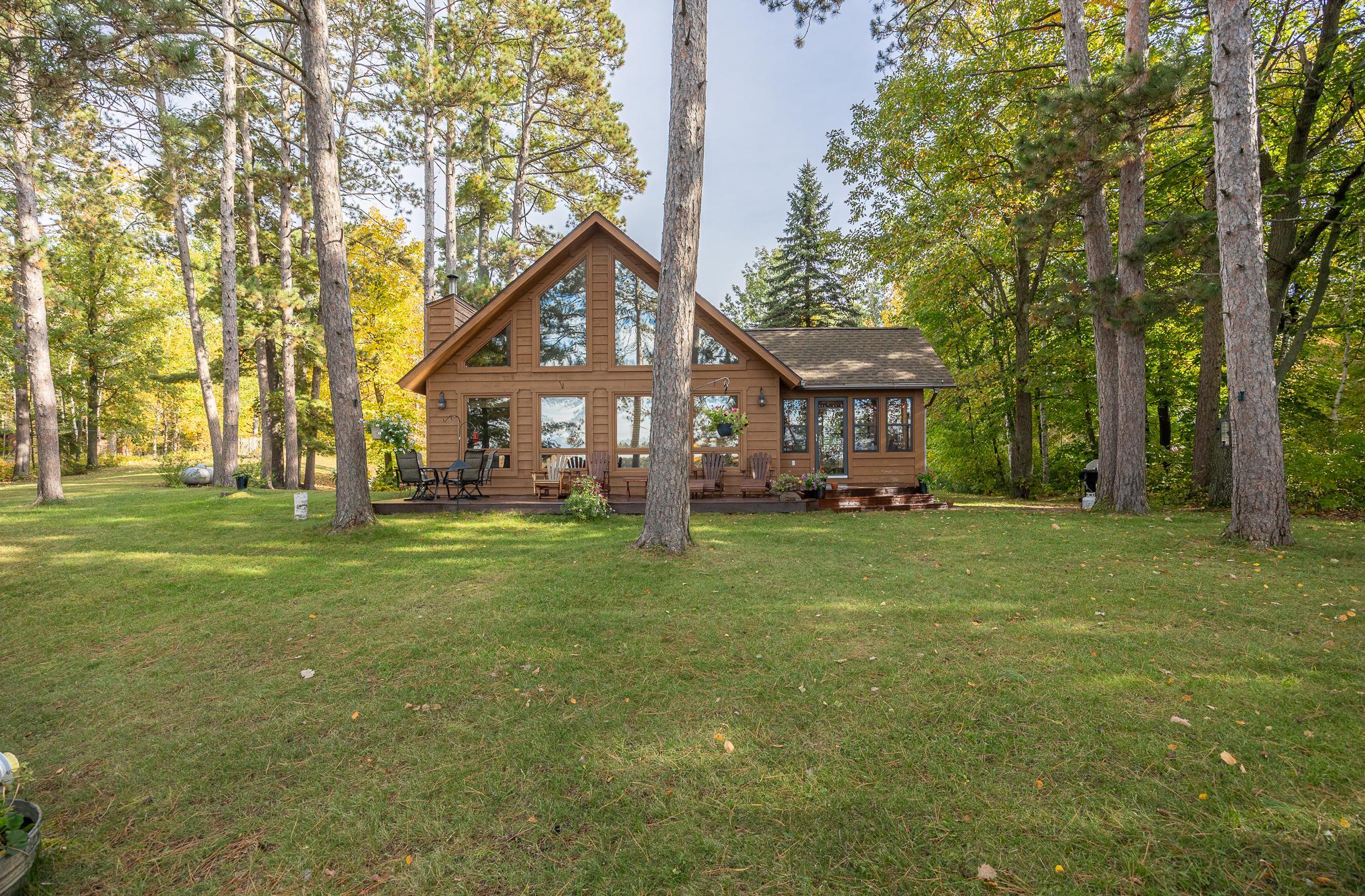 Lakeside views of home
