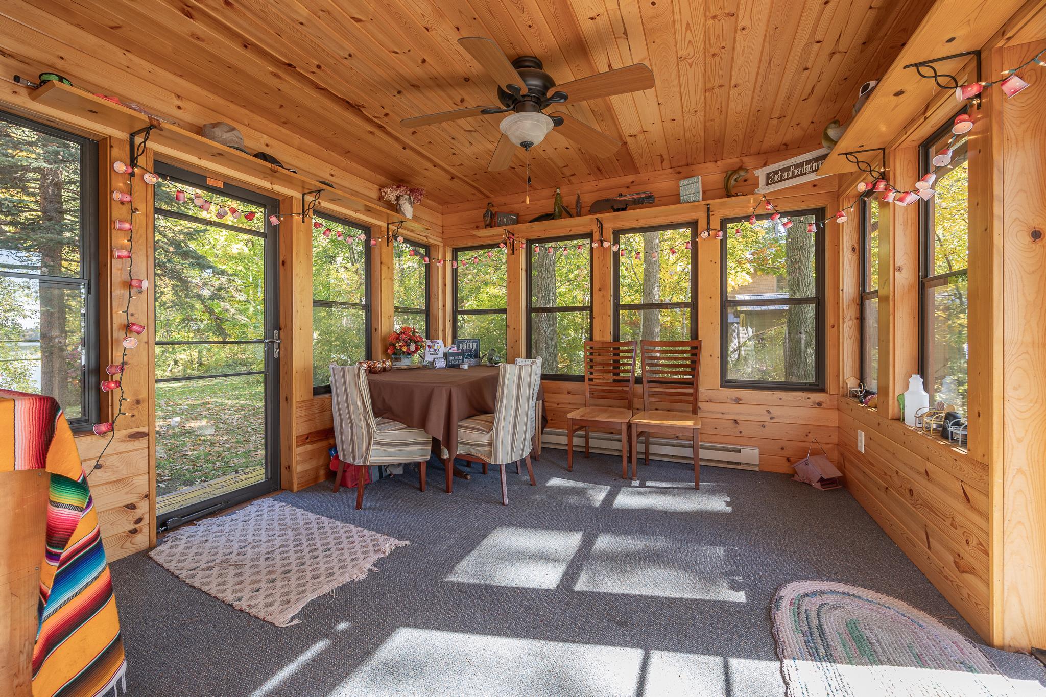 Sunny three season porch