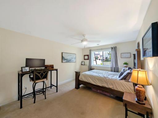 Spacious and bright with a large window to the back yard!