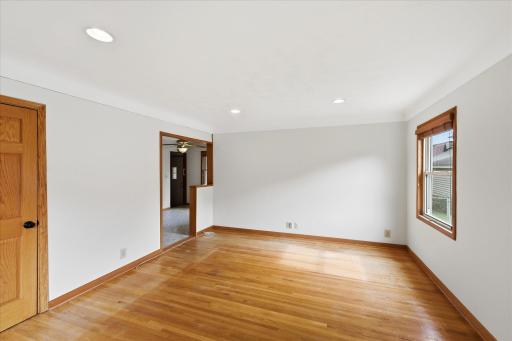 Side window light adds to living room brightness